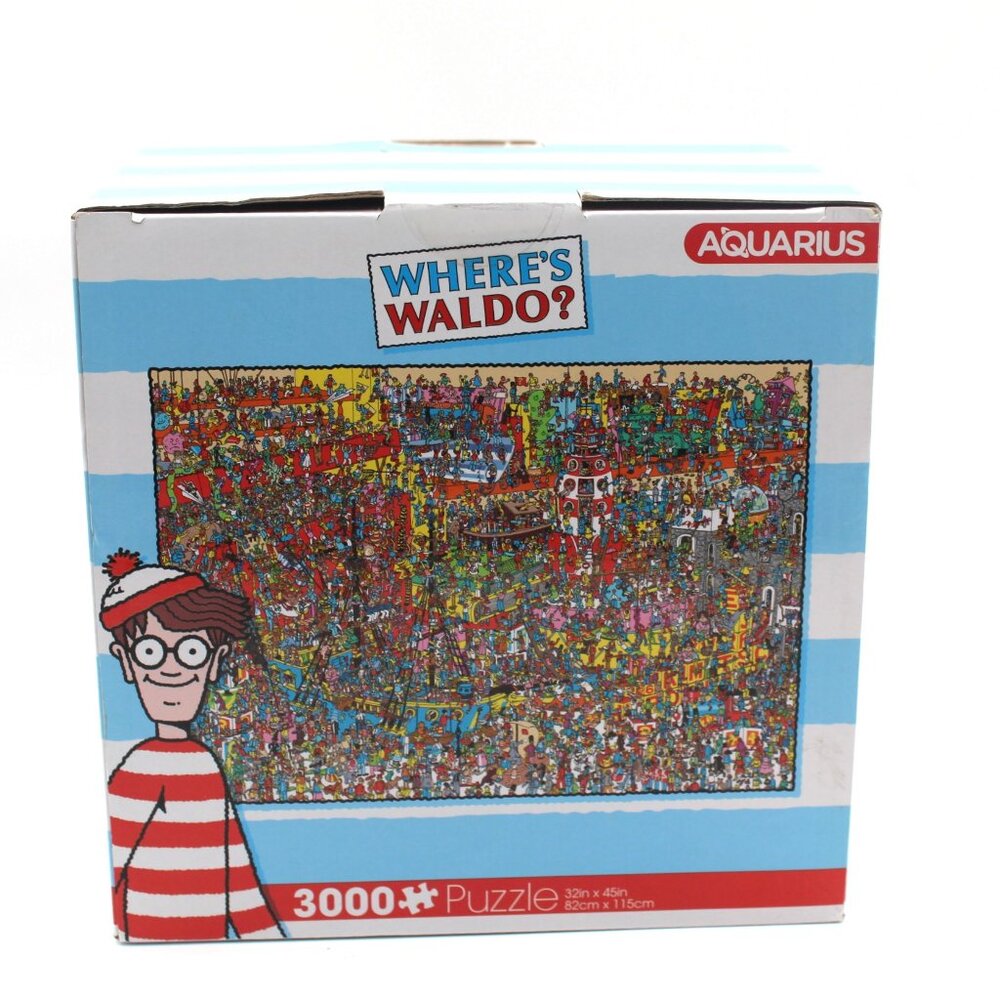 Where’s Waldo? 3000 Piece Jigsaw Puzzle 32" x 45" By Aquarius Sealed New